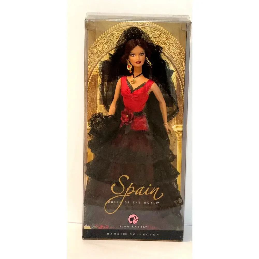 Barbie Spain 2007 Dolls of the World Collection MATTEL Pink Label NRFB - Picture 9 of 9